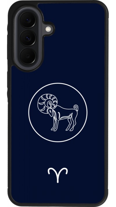 Coque Samsung Galaxy A37 - Silicone rigide noir Astrologie Bélier