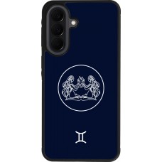 Coque Samsung Galaxy A37 - Silicone rigide noir Astrologie Gémeaux