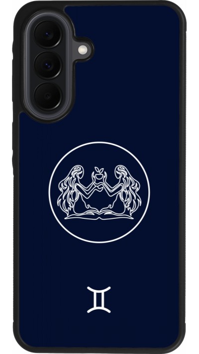 Coque Samsung Galaxy A37 - Silicone rigide noir Astrologie Gémeaux