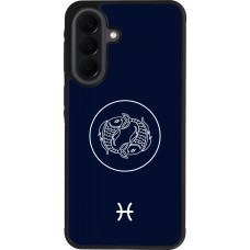 Samsung Galaxy A37 Case Hülle - Silikon schwarz Astrologie Fische