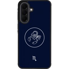 Coque Samsung Galaxy A37 - Silicone rigide noir Astrologie Scorpion