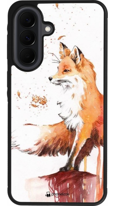 Coque Samsung Galaxy A37 - Silicone rigide noir Autumn 21 Fox