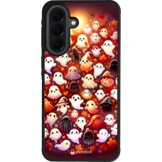 Coque Samsung Galaxy A37 - Silicone rigide noir Fantômes automne mignons