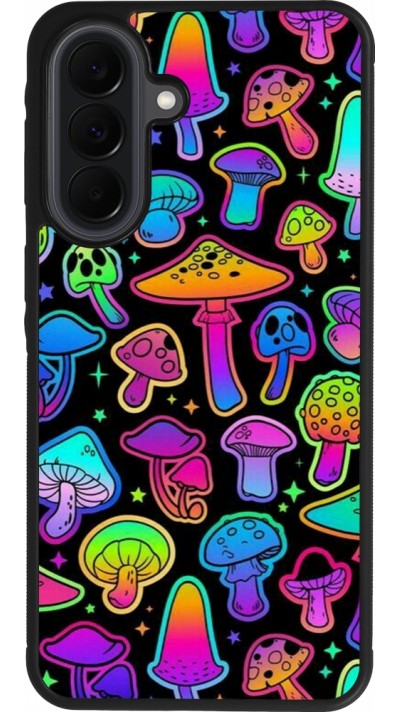 Coque Samsung Galaxy A37 - Silicone rigide noir Autumn 2024 magic mushrooms