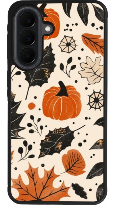 Coque Samsung Galaxy A37 - Silicone rigide noir Autumn 2024 nature