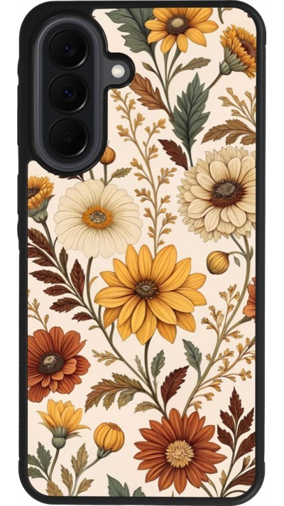 Coque Samsung Galaxy A37 - Silicone rigide noir Autumn 25 Flower pattern