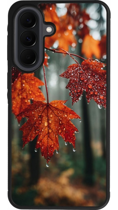 Coque Samsung Galaxy A37 - Silicone rigide noir Autumn 25 Rain