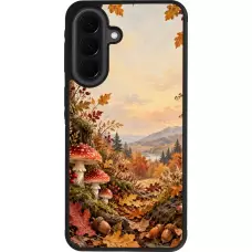 Coque Samsung Galaxy A37 - Silicone rigide noir Autumn 26 Illustrated Autumn