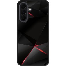 Coque Samsung Galaxy A37 - Silicone rigide noir Black Red Lines