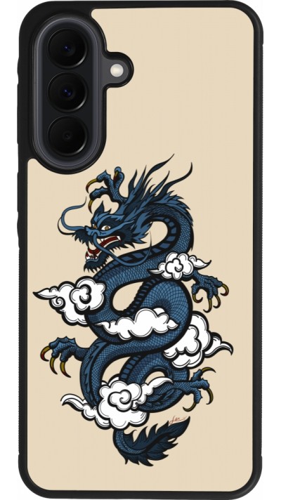 Coque Samsung Galaxy A37 - Silicone rigide noir Blue Dragon Tattoo