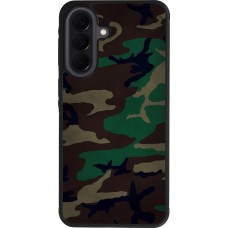 Coque Samsung Galaxy A37 - Silicone rigide noir Camouflage 3