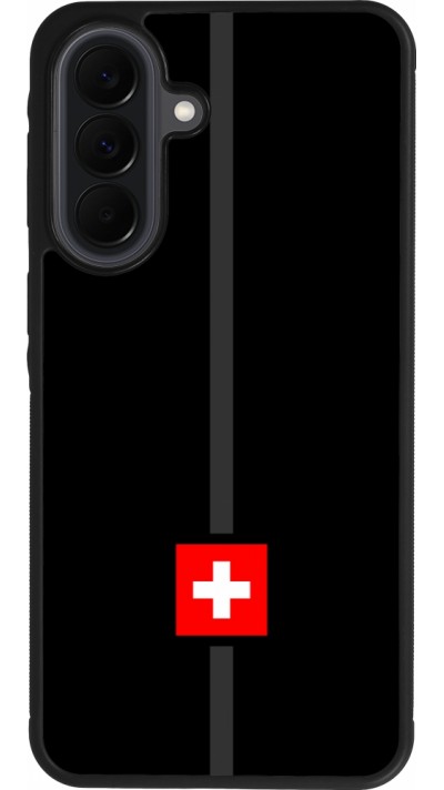 Coque Samsung Galaxy A37 - Silicone rigide noir Canton CH noir