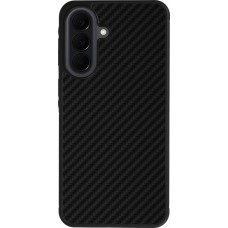 Coque Samsung Galaxy A37 - Silicone rigide noir Carbon Basic