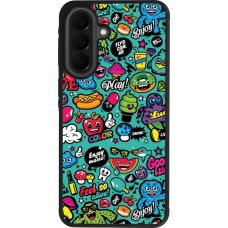 Coque Samsung Galaxy A37 - Silicone rigide noir Cartoons old school