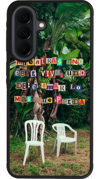 Coque Samsung Galaxy A37 - Silicone rigide noir Chairs DTMF