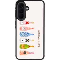 Coque Samsung Galaxy A37 - Silicone rigide noir Champagne Please