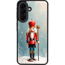 Coque Samsung Galaxy A37 - Silicone rigide noir Christmas 25 Nutcracker Snow