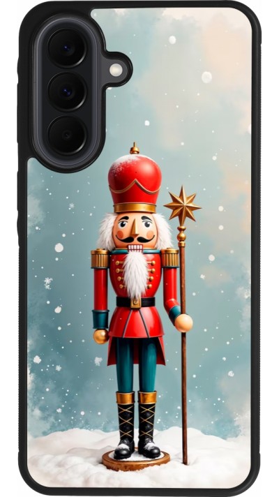 Coque Samsung Galaxy A37 - Silicone rigide noir Christmas 25 Nutcracker Snow