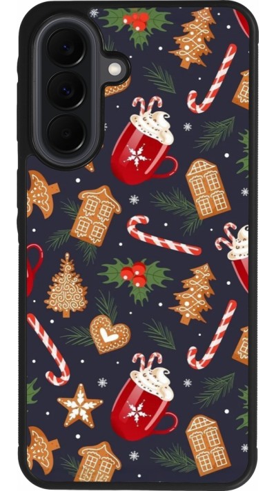 Coque Samsung Galaxy A37 - Silicone rigide noir Christmas 25 Pattern Gingerbread House