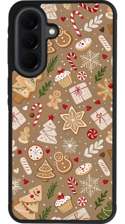 Coque Samsung Galaxy A37 - Silicone rigide noir Christmas 25 Pattern Ginger Cookie