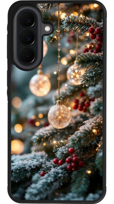 Coque Samsung Galaxy A37 - Silicone rigide noir Christmas 25 Xmas Decorated Tree