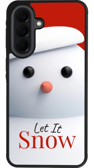 Coque Samsung Galaxy A37 - Silicone rigide noir Christmas 25 Xmas Snowman