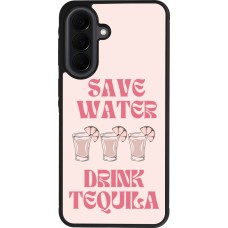 Coque Samsung Galaxy A37 - Silicone rigide noir Cocktail Save Water Drink Tequila