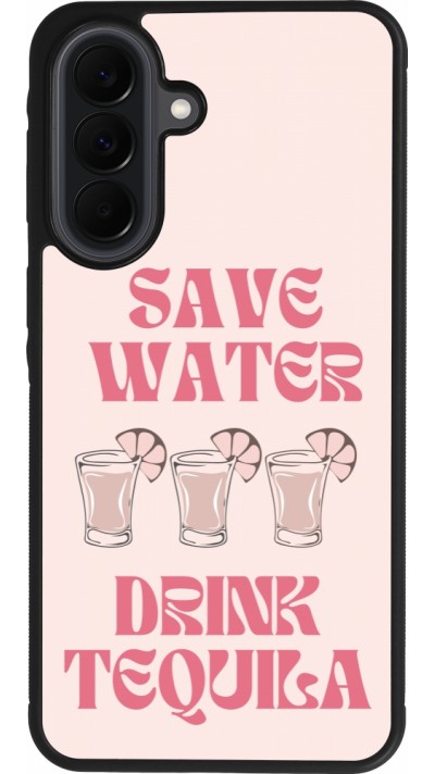 Coque Samsung Galaxy A37 - Silicone rigide noir Cocktail Save Water Drink Tequila