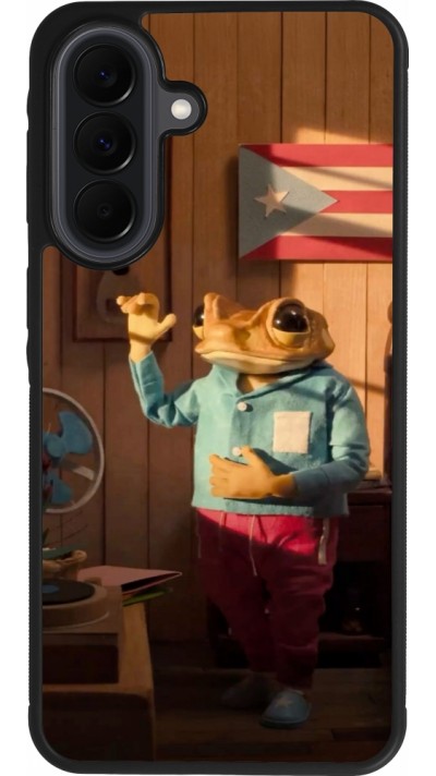 Coque Samsung Galaxy A37 - Silicone rigide noir Dancing frog DTMF