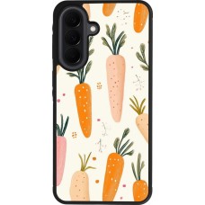 Coque Samsung Galaxy A37 - Silicone rigide noir Easter 2026 Illustration carrots