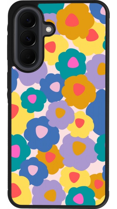 Coque Samsung Galaxy A37 - Silicone rigide noir Easter 2024 flower power