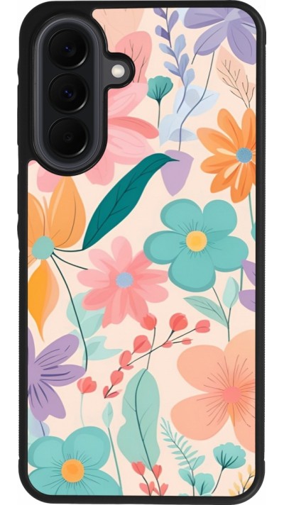 Coque Samsung Galaxy A37 - Silicone rigide noir Easter 2024 spring flowers