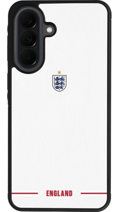 Samsung Galaxy A37 Case Hülle - Silikon schwarz England 2026 personalisierbares Fussballtrikot