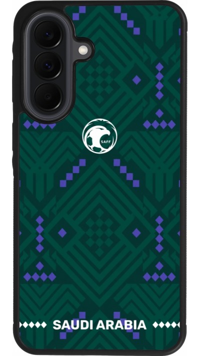 Samsung Galaxy A37 Case Hülle - Silikon schwarz Saudi Arabien 2026 personalisierbares Fussballtrikot