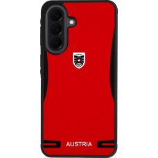Coque Samsung Galaxy A37 - Silicone rigide noir Maillot de football Autriche 2026 personnalisable