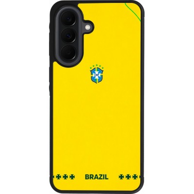 Samsung Galaxy A37 Case Hülle - Silikon schwarz Brasilien 2026 personalisierbares Fussballtrikot