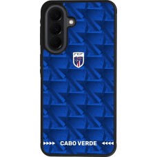 Samsung Galaxy A37 Case Hülle - Silikon schwarz Kap Verde 2026 personalisierbares Fussballtrikot