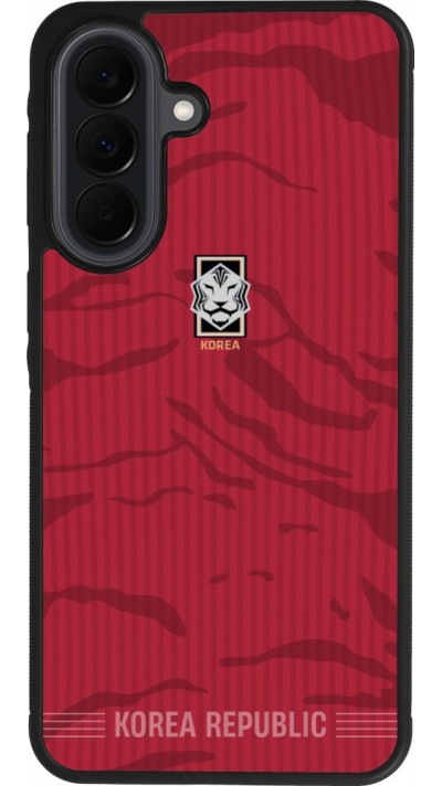 Samsung Galaxy A37 Case Hülle - Silikon schwarz Südkorea 2026 personalisierbares Fussballtrikot