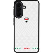 Coque Samsung Galaxy A37 - Silicone rigide noir Maillot de football Irak 2026 personnalisable