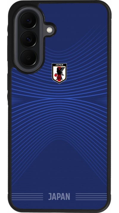 Coque Samsung Galaxy A37 - Silicone rigide noir Maillot de football Japon 2026 personnalisable