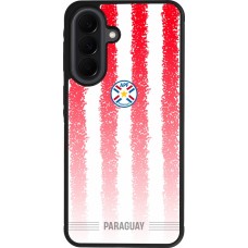Coque Samsung Galaxy A37 - Silicone rigide noir Maillot de football Paraguay 2026 personnalisable