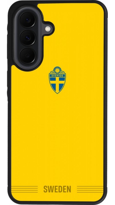 Samsung Galaxy A37 Case Hülle - Silikon schwarz Schweden 2026 personalisierbares Fussballtrikot