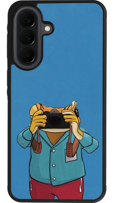 Coque Samsung Galaxy A37 - Silicone rigide noir Frog with camera DTMF