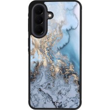 Coque Samsung Galaxy A37 - Silicone rigide noir Marble 04