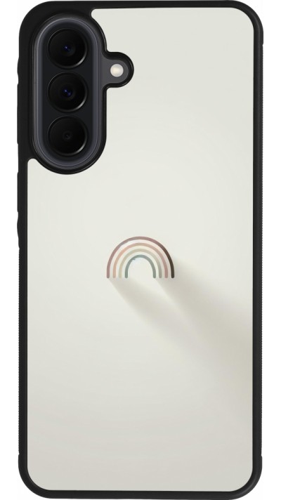 Coque Samsung Galaxy A37 - Silicone rigide noir Mini Rainbow Minimal