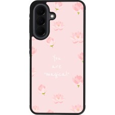 Samsung Galaxy A37 Case Hülle - Silikon schwarz Mom 2023 your are magical