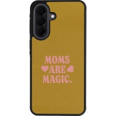 Coque Samsung Galaxy A37 - Silicone rigide noir Mom 2026 Are Magic