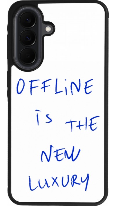 Coque Samsung Galaxy A37 - Silicone rigide noir Offline is the new luxury
