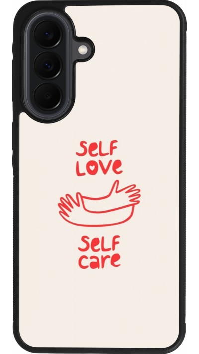 Samsung Galaxy A37 Case Hülle - Silikon schwarz Saint Valentines Day 26 Self love self care