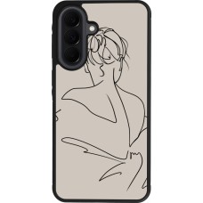 Samsung Galaxy A37 Case Hülle - Silikon schwarz Salnikova 05